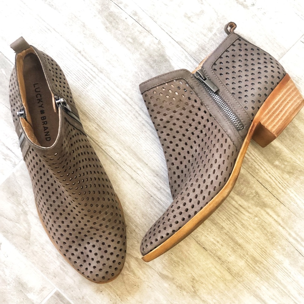 Lucky Brand Perforated Boots